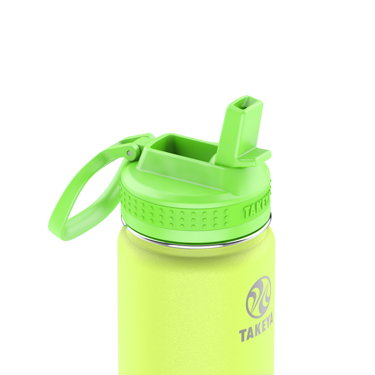 actives-kids-glow-in-the-dark-water-bottle-with-straw-lid-a9 51075-Actives-Kids-Straw-18-GID-LightningGreen-closeup.png