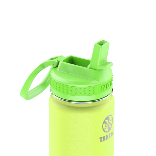 actives-kids-glow-in-the-dark-water-bottle-with-straw-lid-a9 51075-Actives-Kids-Straw-18-GID-LightningGreen-closeup.png