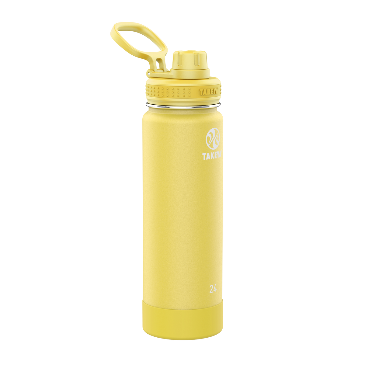 actives-water-bottle-with-spout-lid-i9 51187-Actives-Spout-24-Canary-angle.png