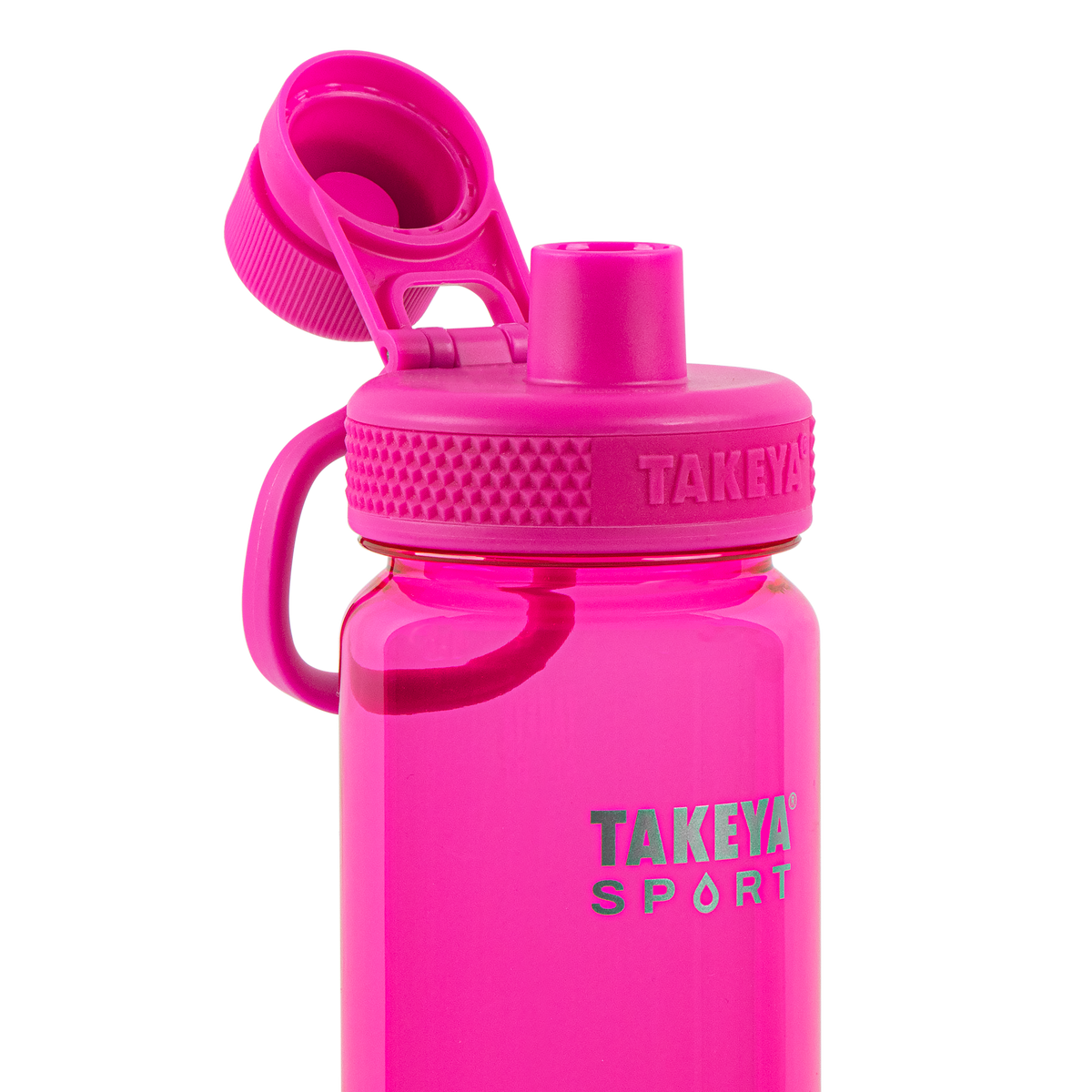 tritan-sport-water-bottle-with-spout-lid-e4 51671-TKS-Tritan-Spout-24-PinkSweep-openlid.png