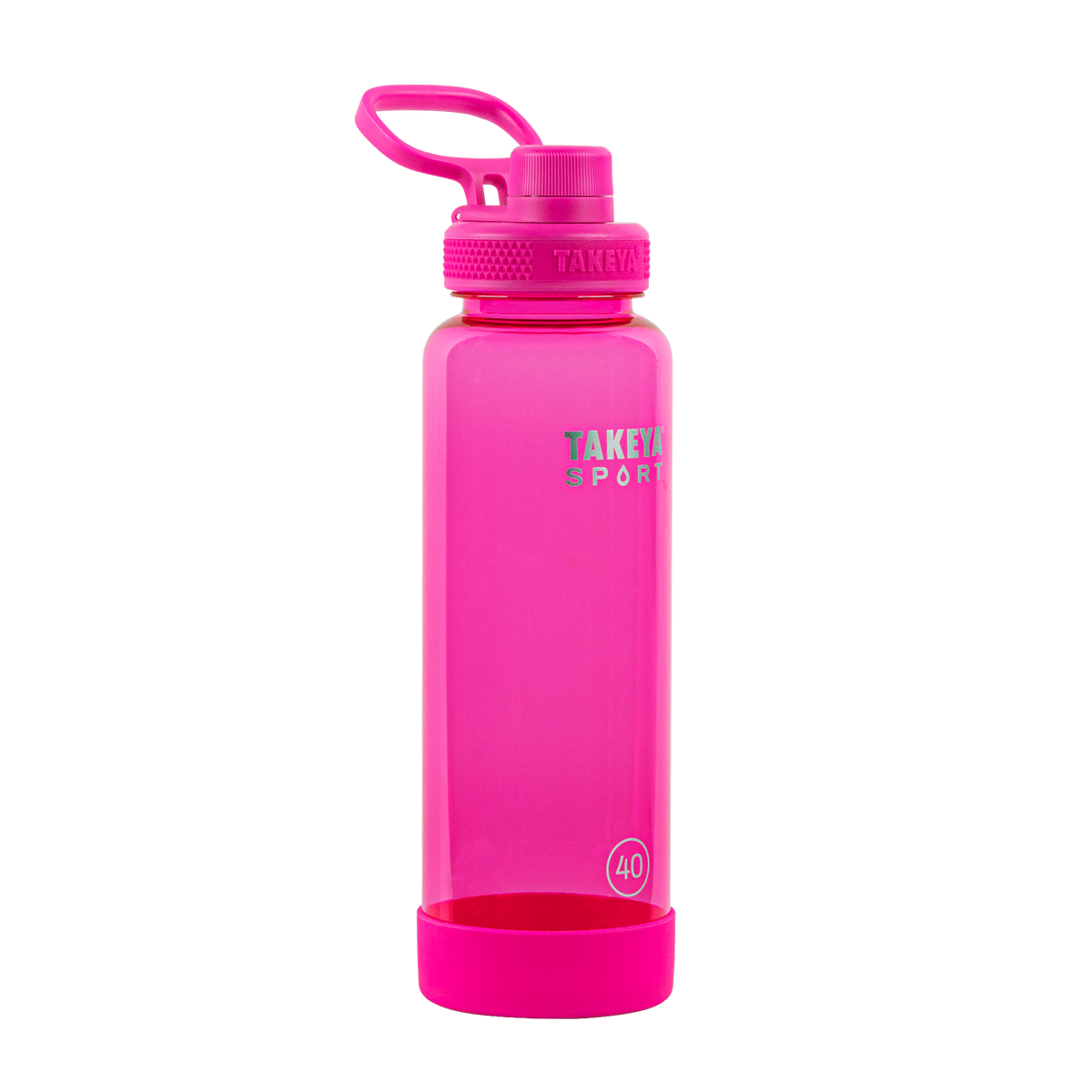 tritan-sport-water-bottle-with-spout-lid-e4 52030-TKS-Tritan-Spout-40-PinkSweep-frontangle.png